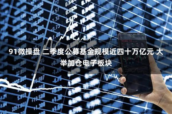 91微操盘 二季度公募基金规模近四十万亿元 大举加仓电子板块