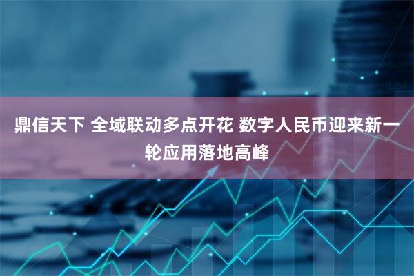 鼎信天下 全域联动多点开花 数字人民币迎来新一轮应用落地高峰